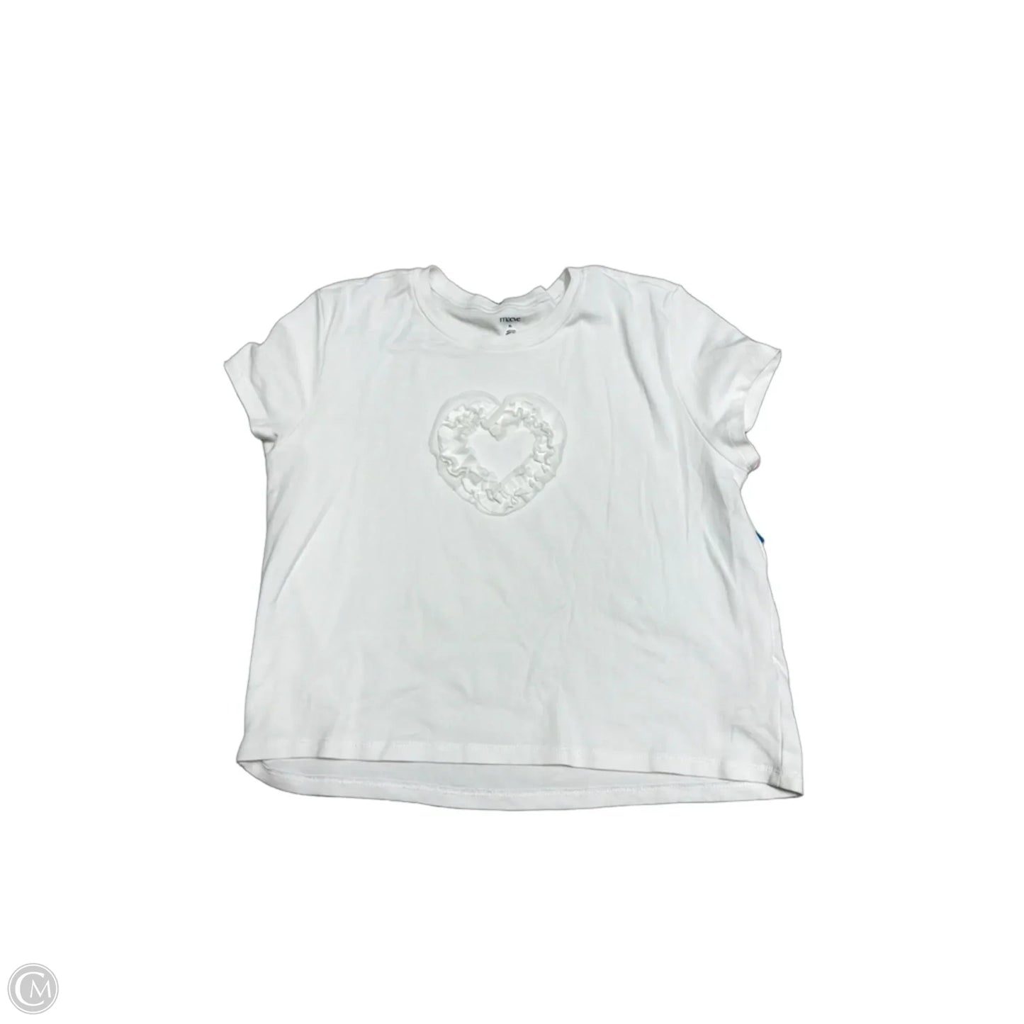 Top Short Sleeve By Maeve In White, Size: Xl