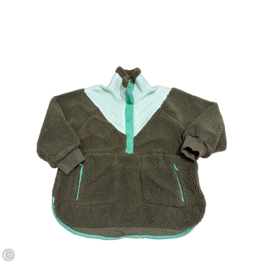 Coat Faux Fur & Sherpa By Free People In Green, Size: Xs