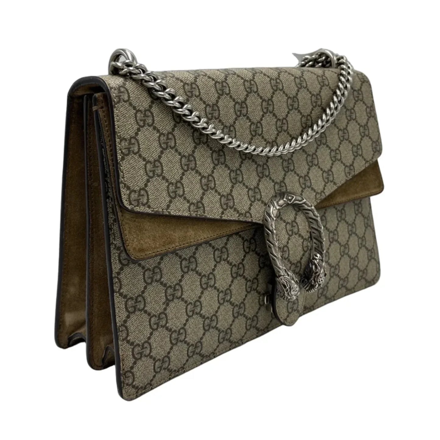 Gucci Dionysus GG Supreme Large Luxury Handbag