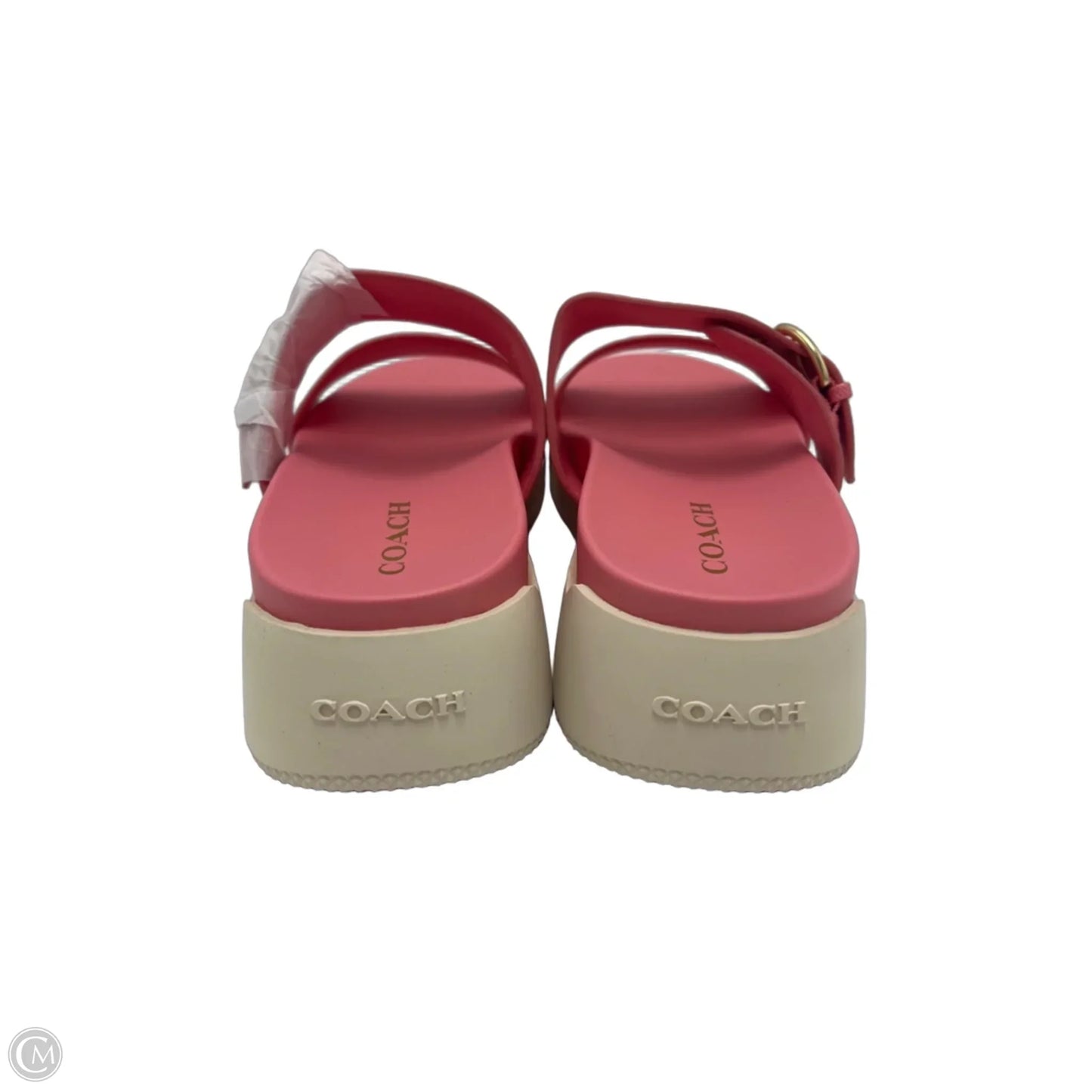 New! Sandals Designer By Coach In Pink, Size: 8.5