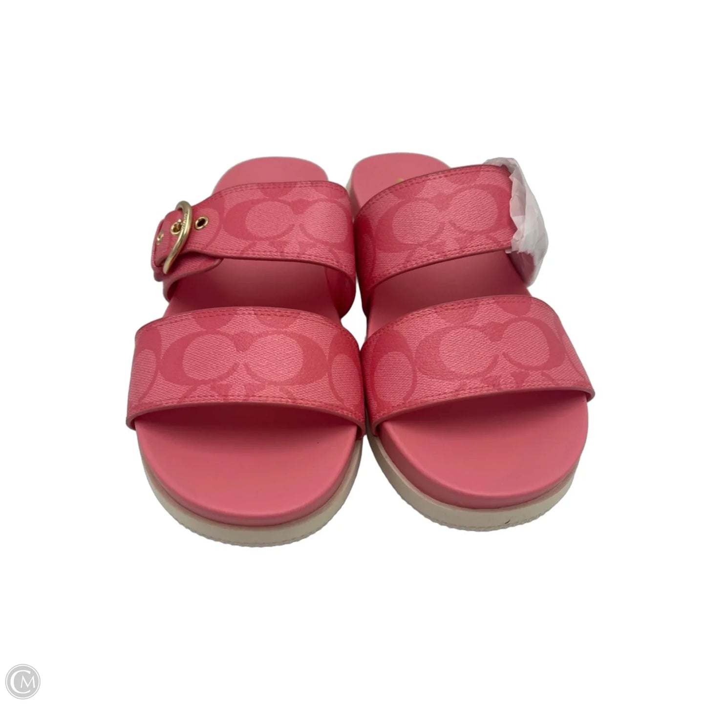 New! Sandals Designer By Coach In Pink, Size: 8.5