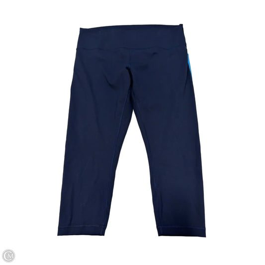 Athletic Leggings By Lululemon In Navy, Size: 18