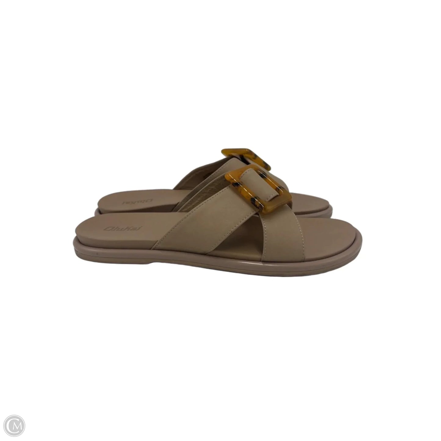 Sandals Flats By Olukai In Taupe, Size: 9