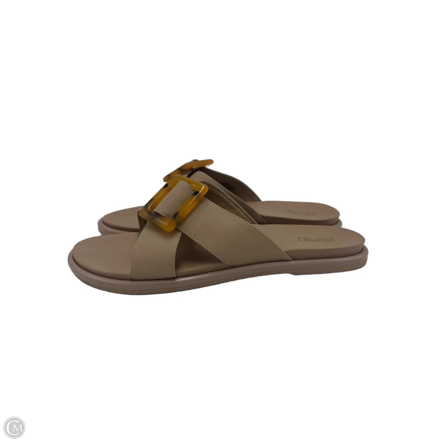 Sandals Flats By Olukai In Taupe, Size: 9