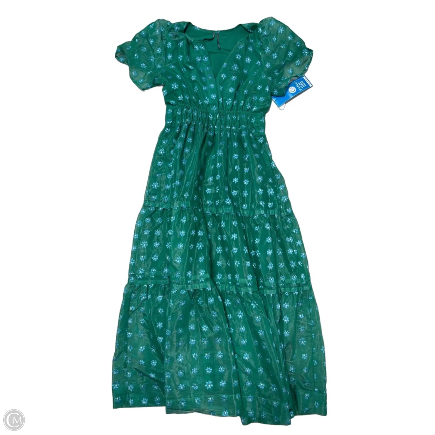 Dress Casual Maxi By Anthropologie In Green, Size: M