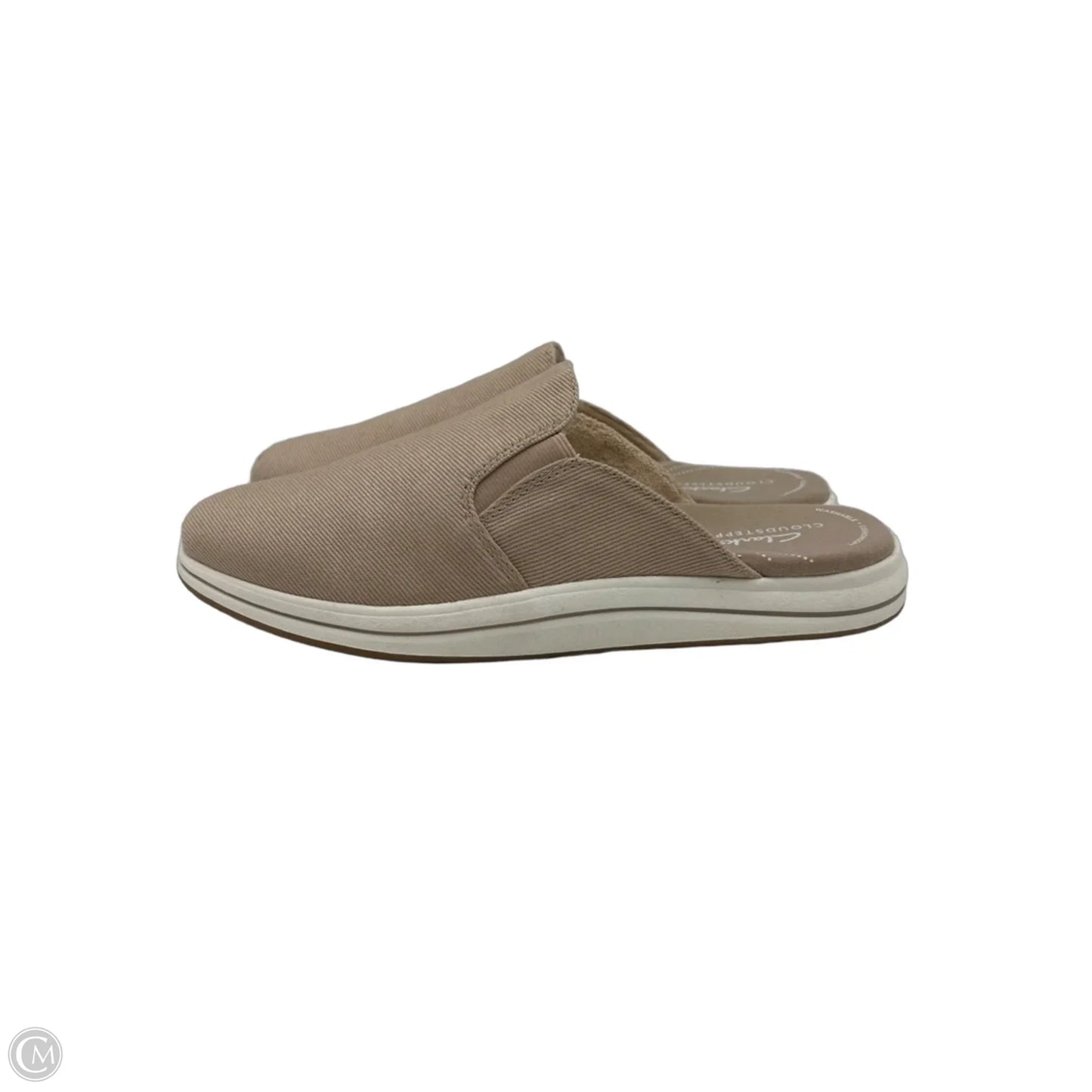 Shoes Flats By Clarks In Tan, Size: 8