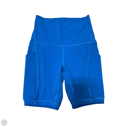 Athletic Shorts By Lululemon In Blue, Size: Xs