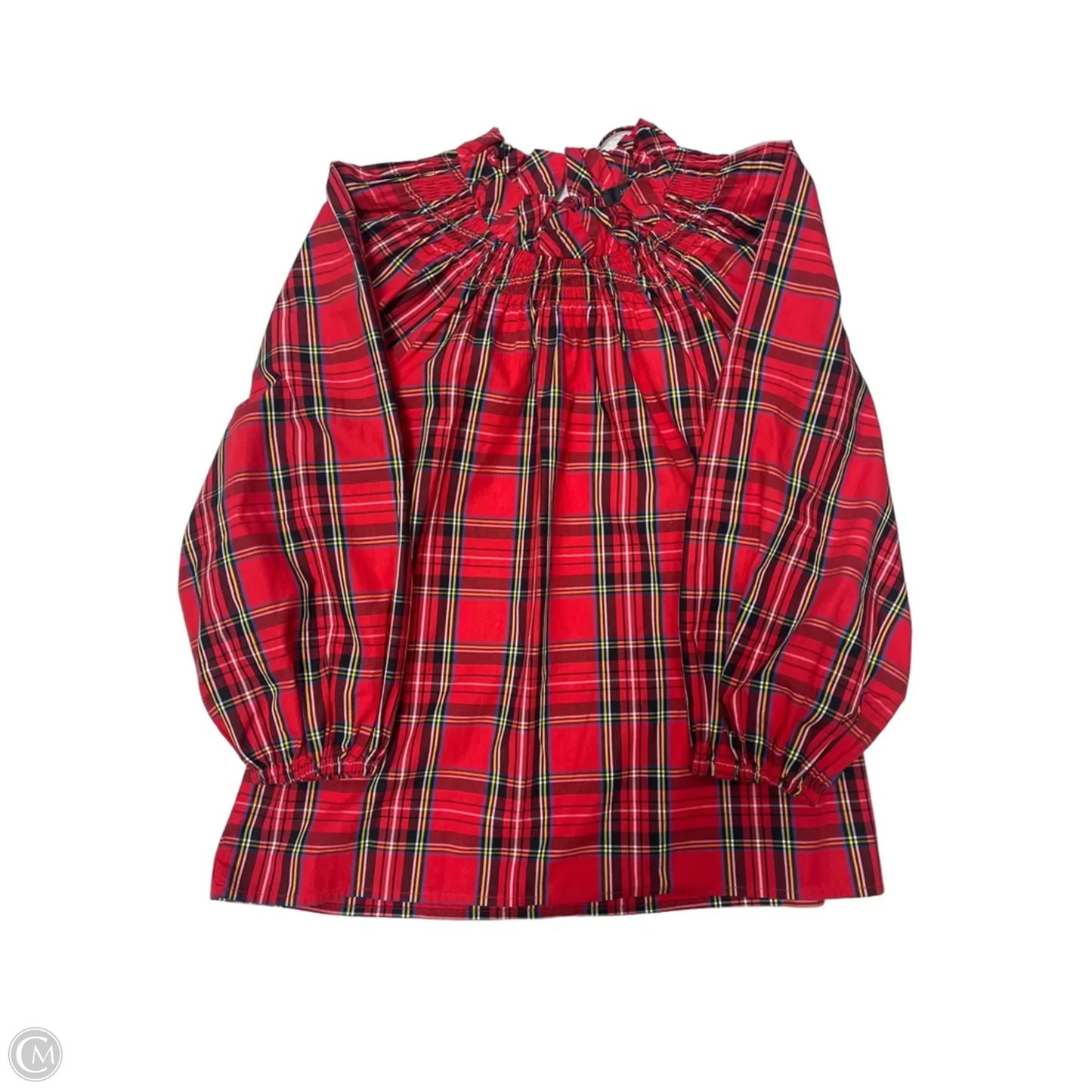 Top Long Sleeve By J. Crew In Red, Size: S