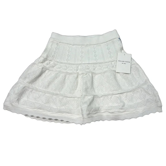 New! Skirt Mini & Short By Willow & Wind In White, Size: M