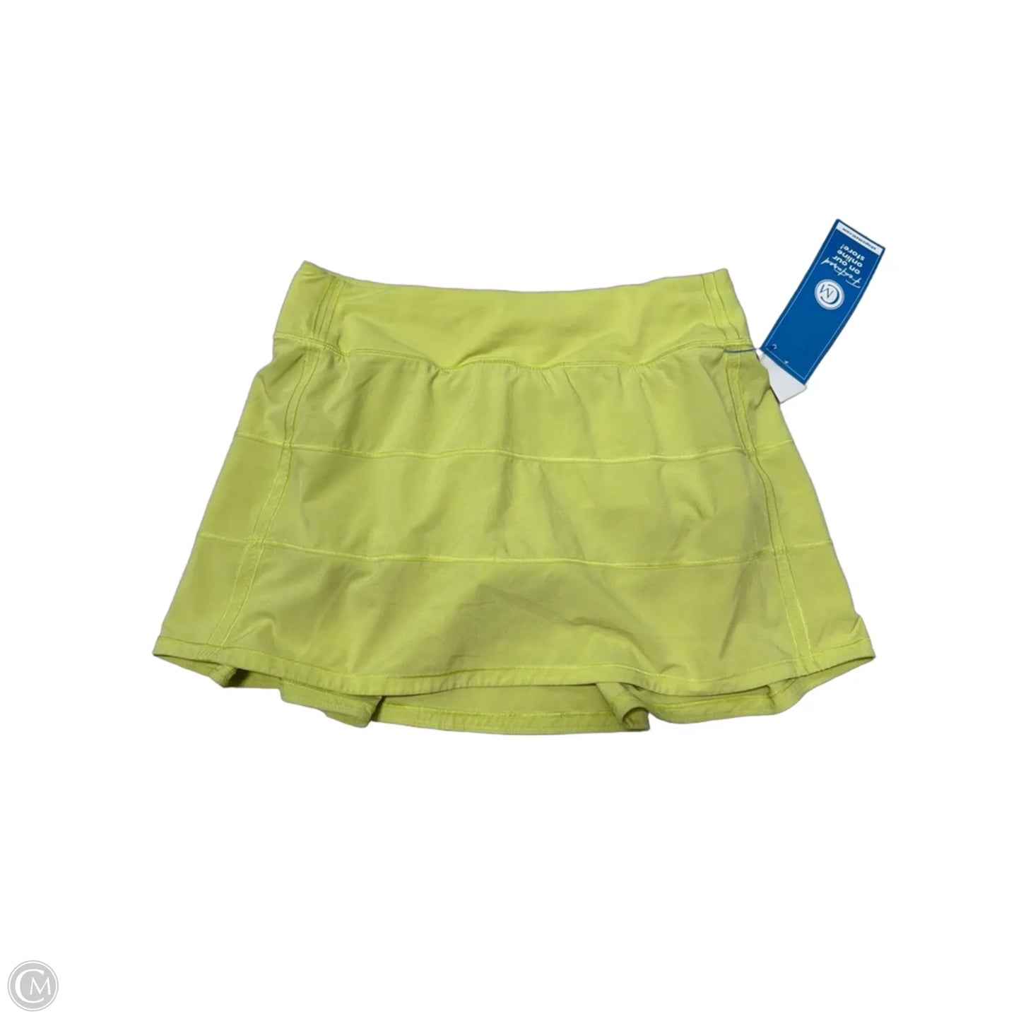 Athletic Skirt By Lululemon In Yellow, Size: 6