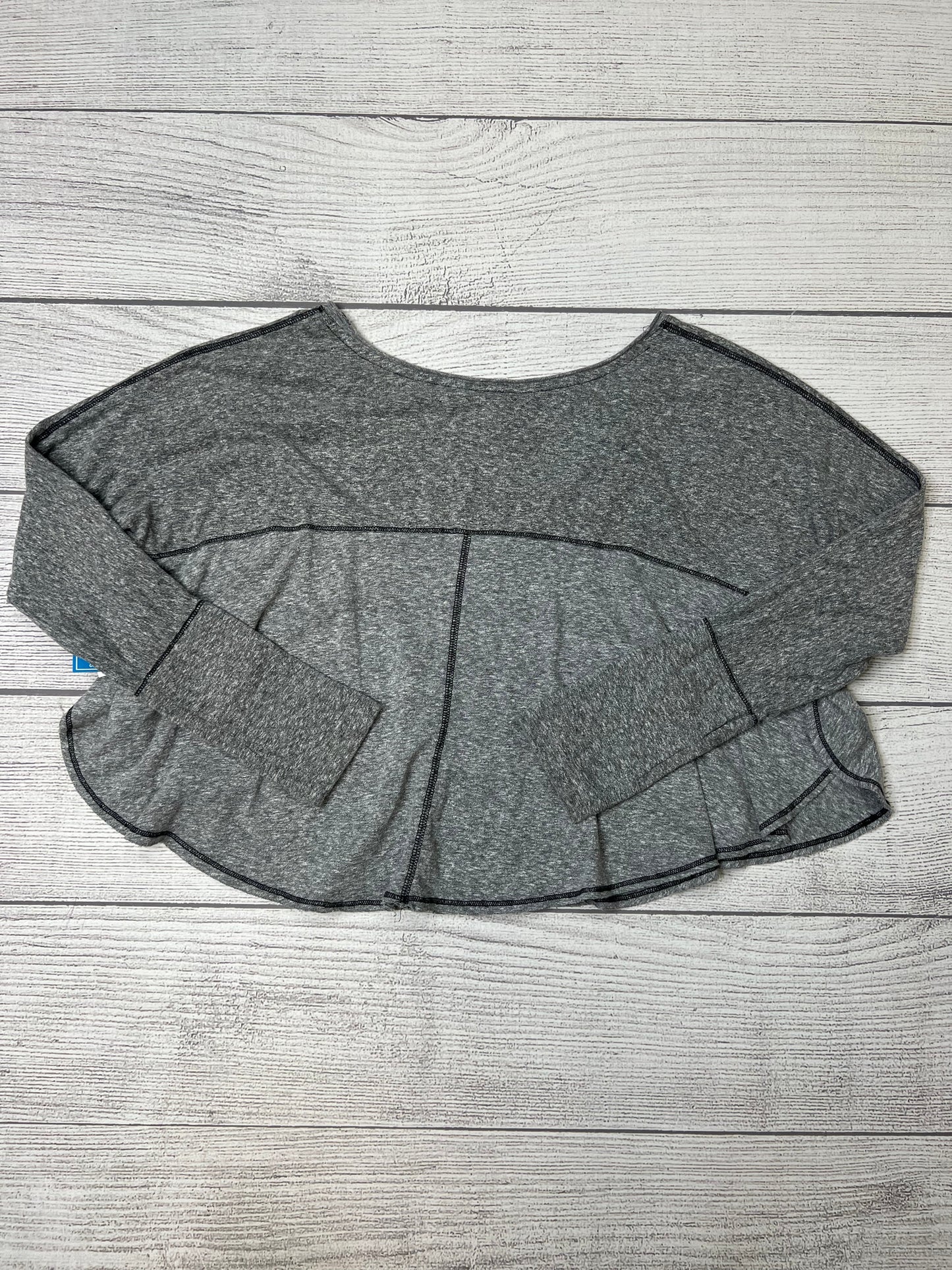 Grey Top Long Sleeve Basic We The Free, Size Xs