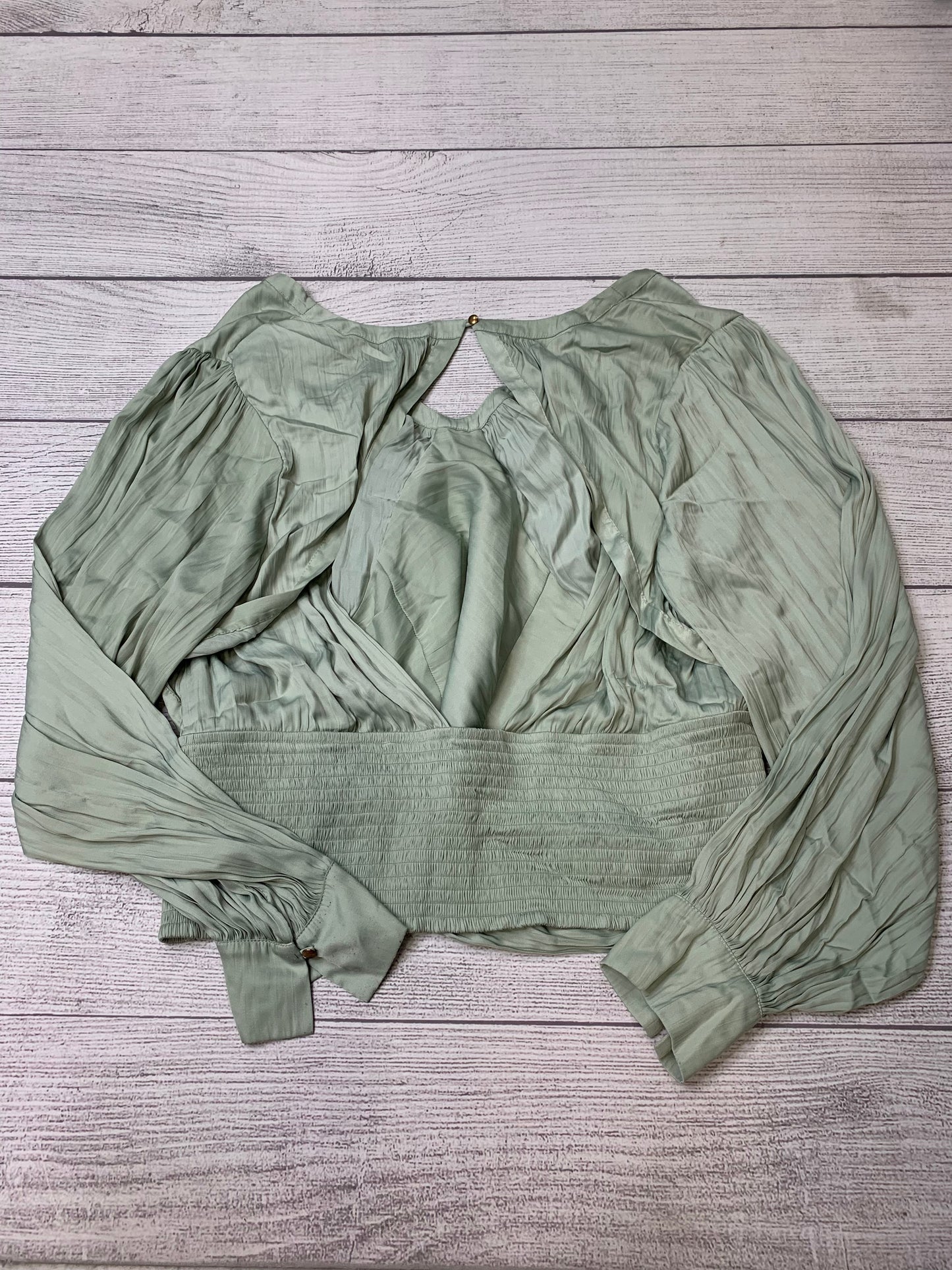 Sage Top Long Sleeve Anthropologie, Size 3x