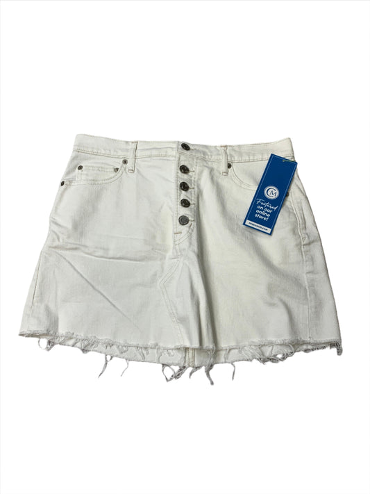 White Skirt Mini & Short Gap, Size 8