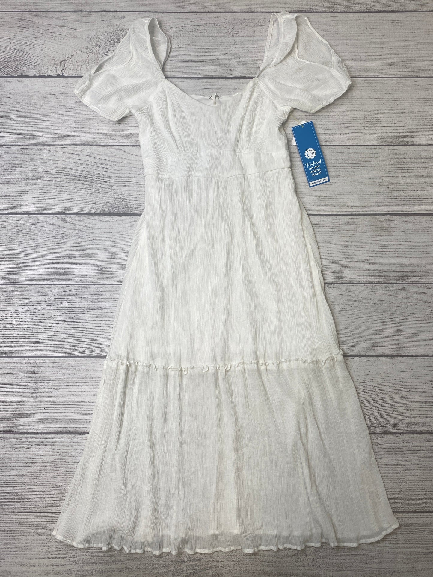 White Dress Casual Maxi Altard State, Size M