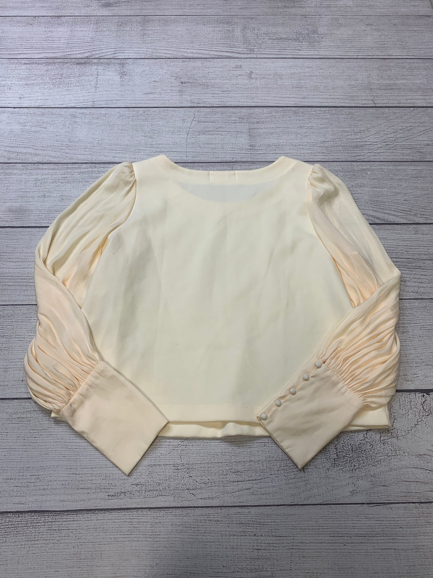 Cream Top Long Sleeve Anthropologie, Size L