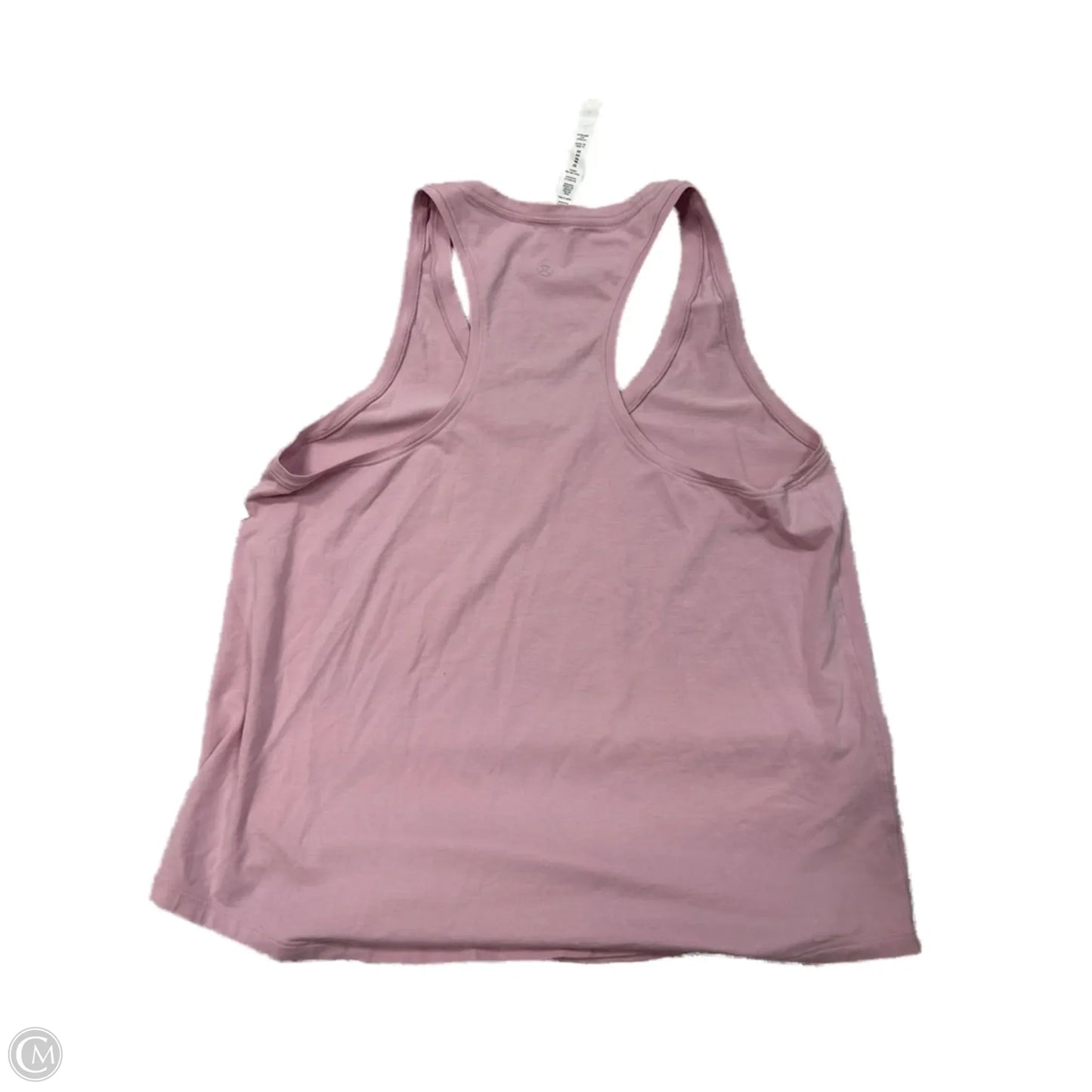 Athletic Tank Top By Lululemon In Pink, Size: 10