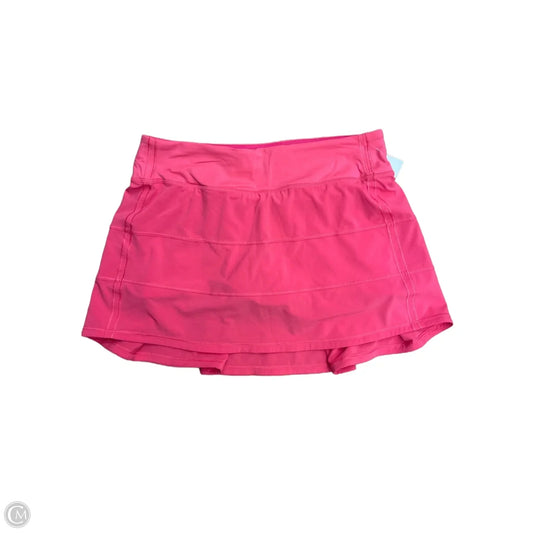 Athletic Skirt By Lululemon In Pink, Size: 6