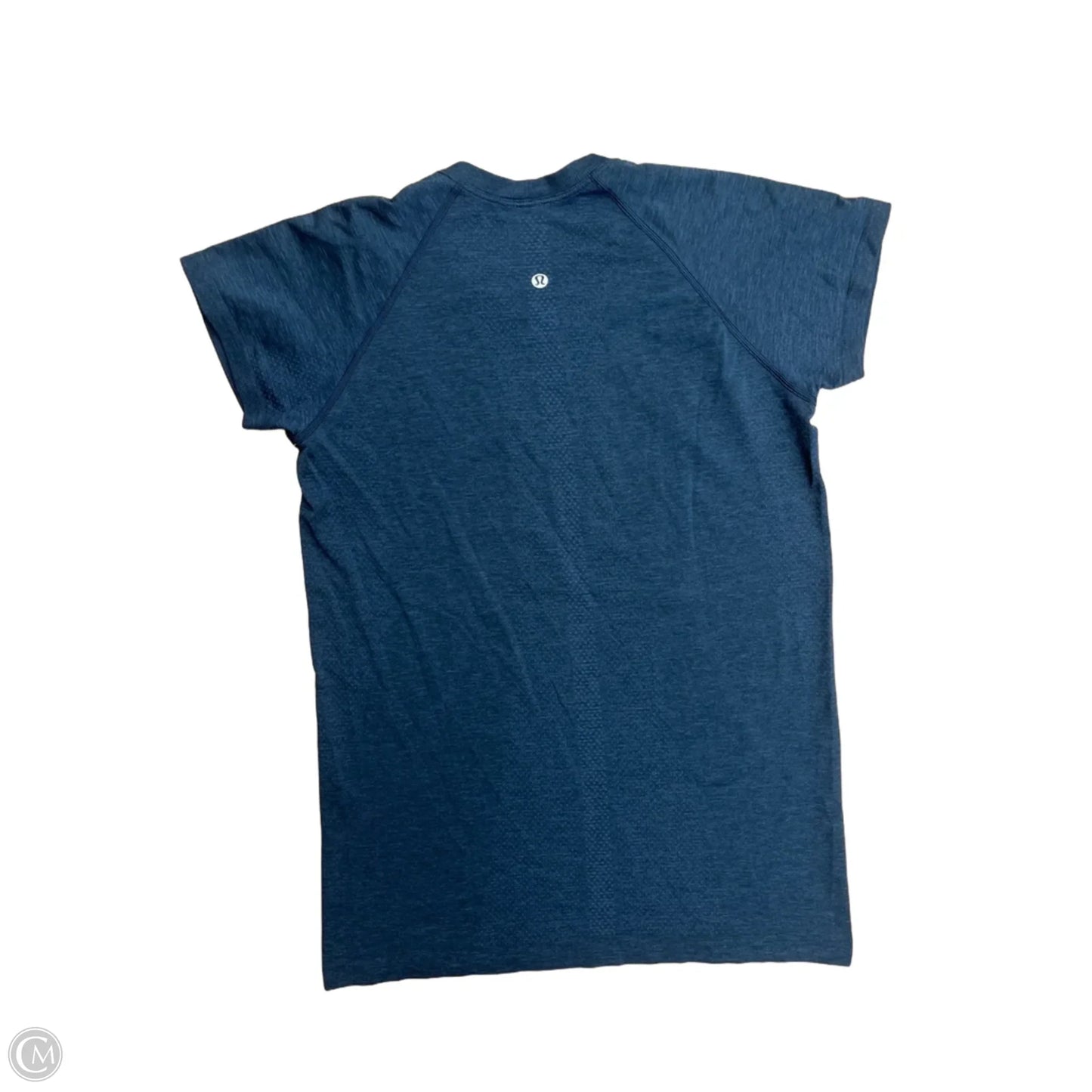 Athletic Top Short Sleeve By Lululemon In Navy, Size: 10