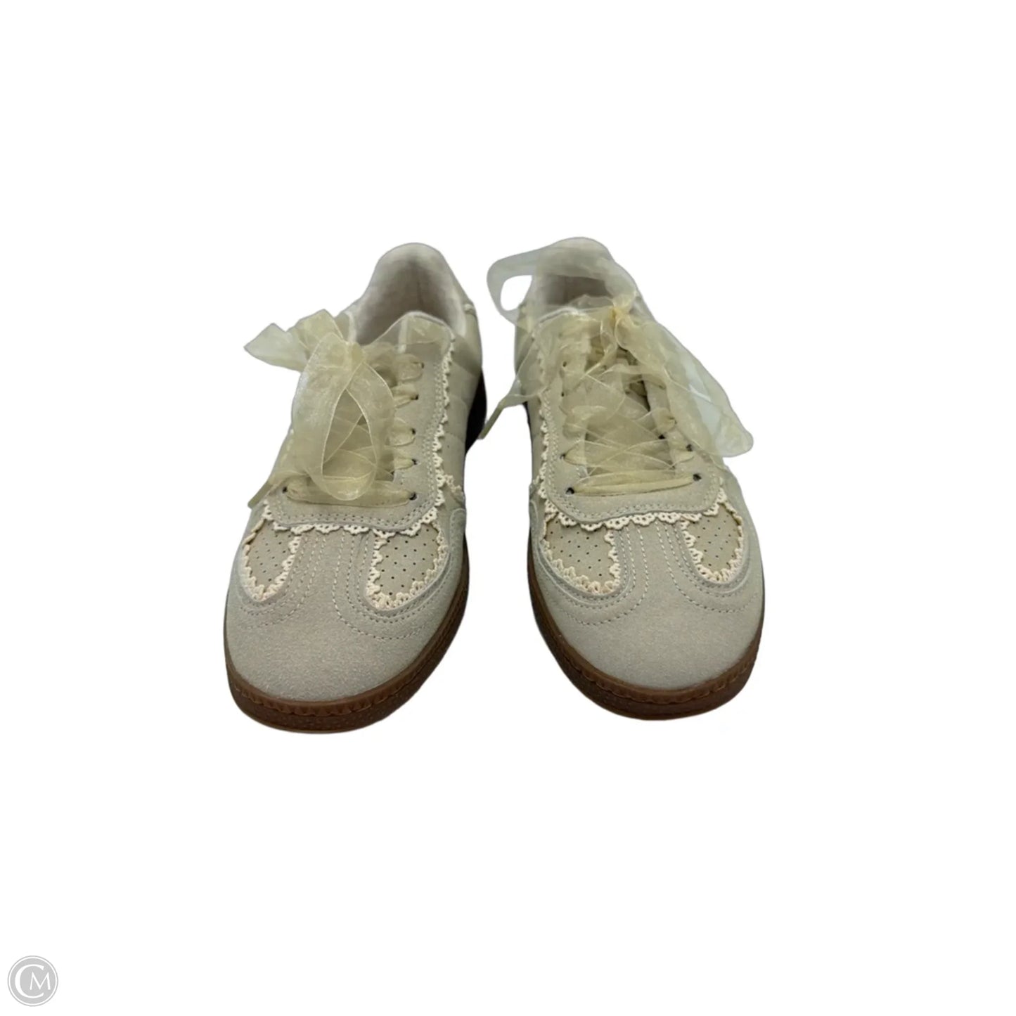 Shoes Sneakers By Sincerely Jules In Grey & White, Size: 9