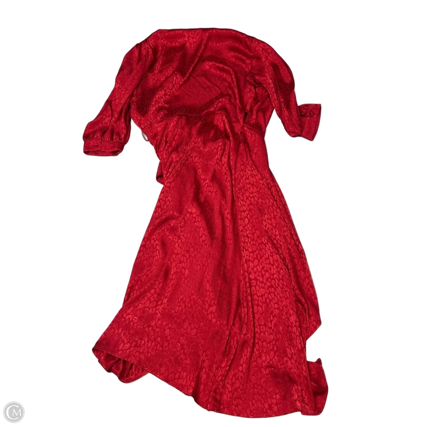New! Dress Designer By Michael Kors In Red, Size: M