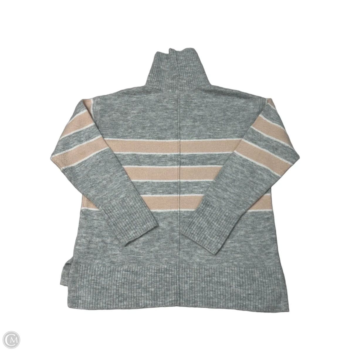 Sweater By Caslon In Grey & Pink, Size: M