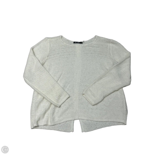 Sweater By Nic + Zoe In White, Size: L