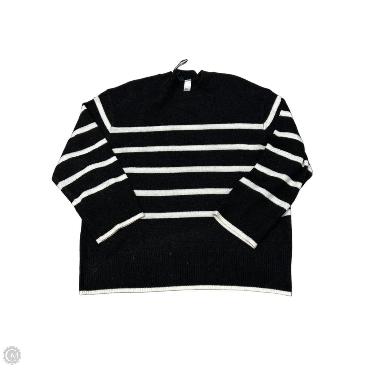 Sweater By Divided In Striped Pattern, Size: L