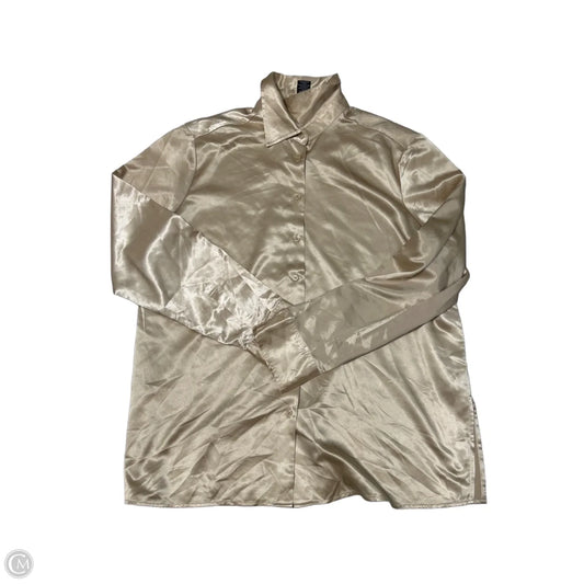 Top Long Sleeve By Rachel Zoe In Gold, Size: L