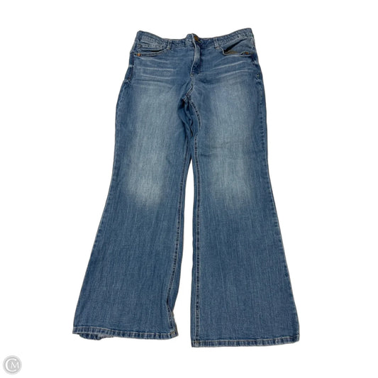 Democracy Wide-Leg Jeans in Blue, Size 14