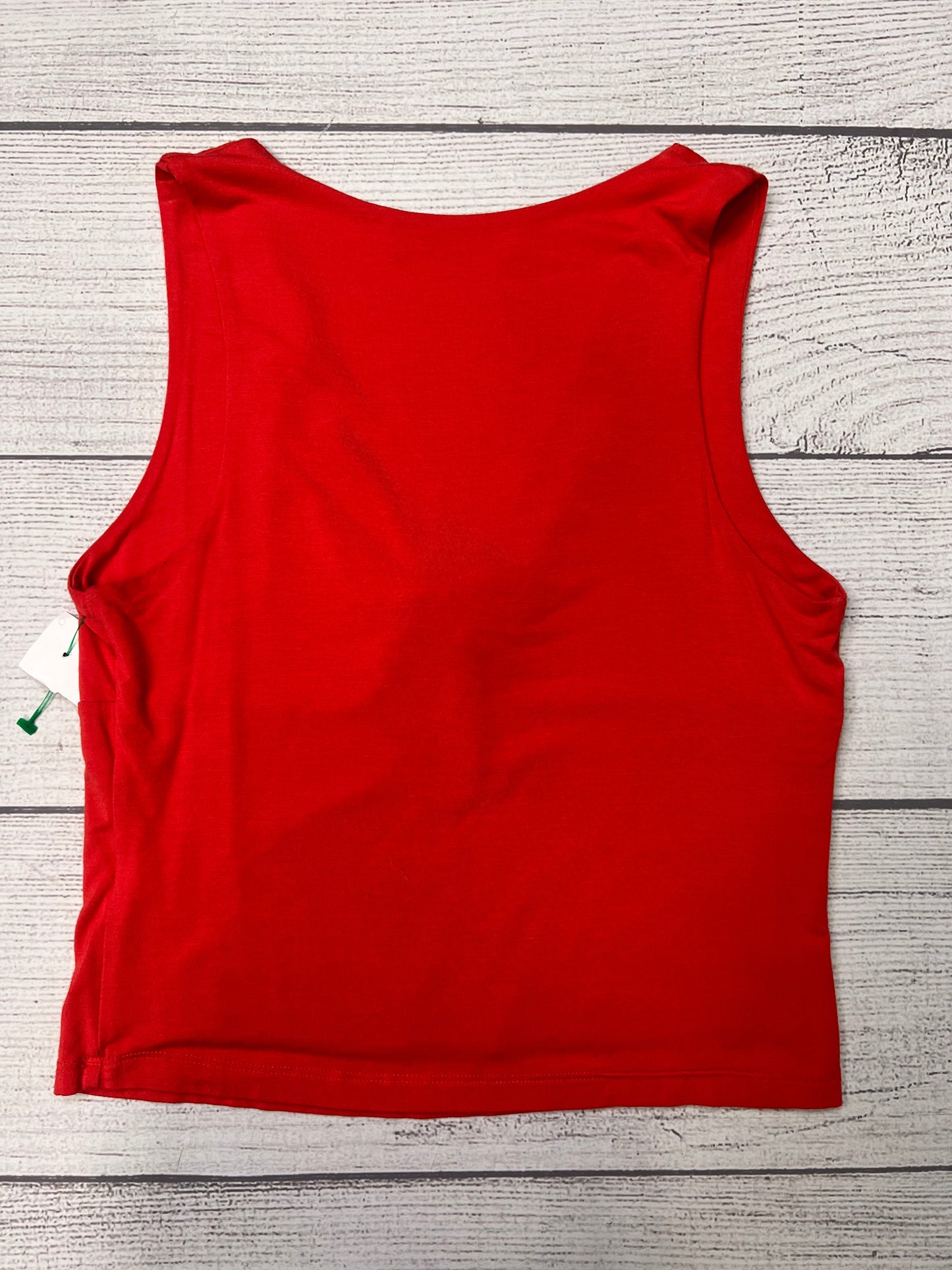 Red Top Sleeveless Mod, Size M