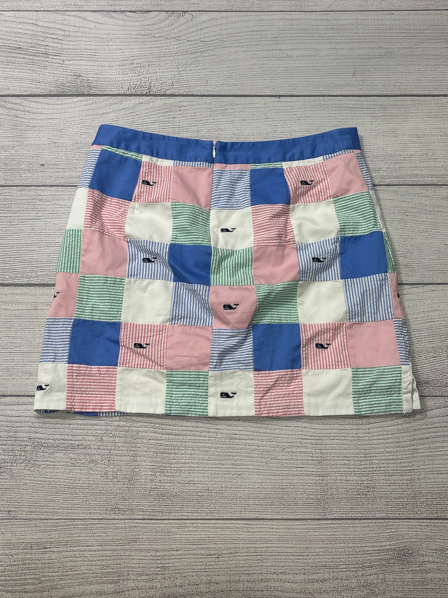 Skirt Mini & Short By Vineyard Vines In Blue & White, Size: M