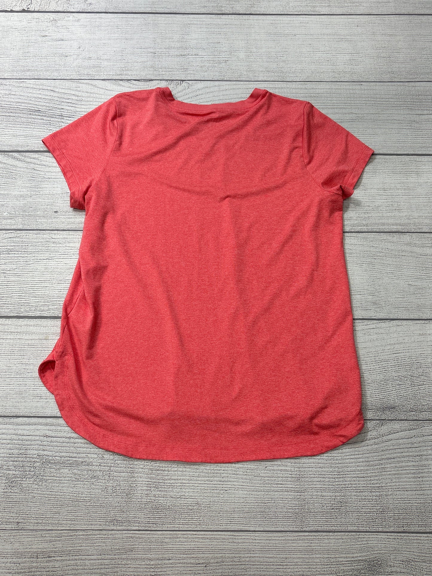 Top Short Sleeve By Athleta In Orange, Size: L