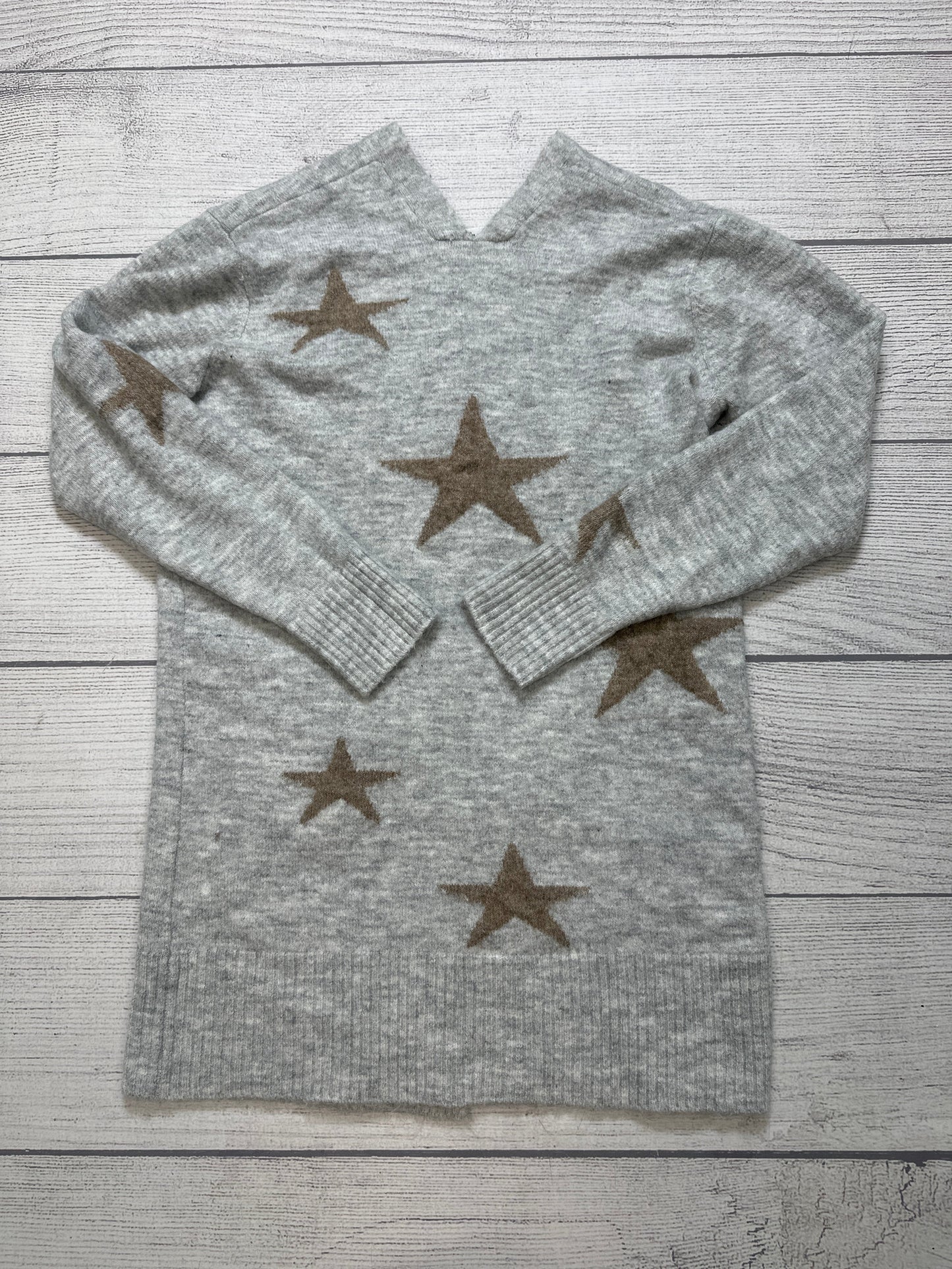 Sweater Cardigan By Sweet Romeo In Grey, Size: L