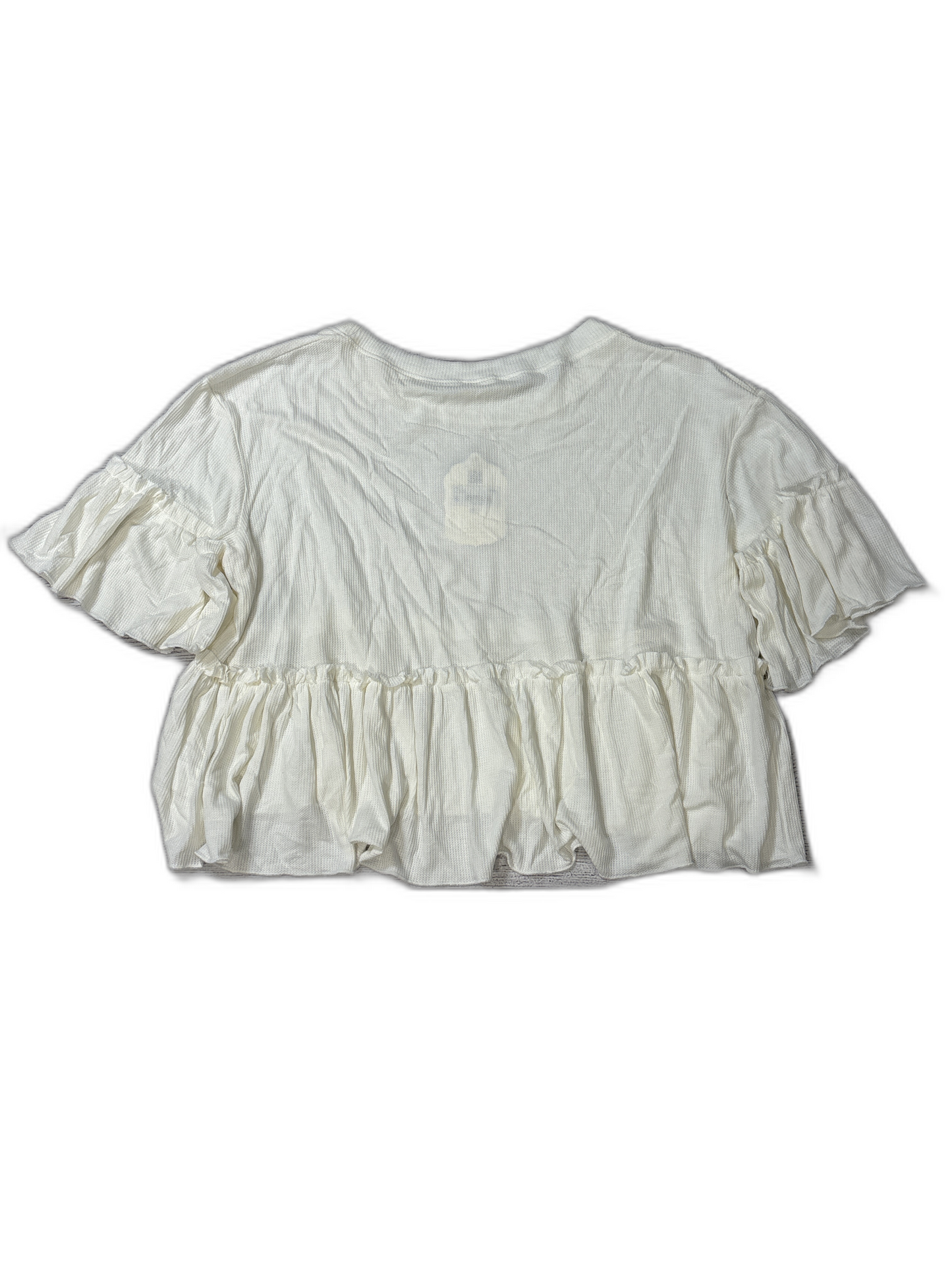 Top Short Sleeve By Altard State In Cream, Size: L