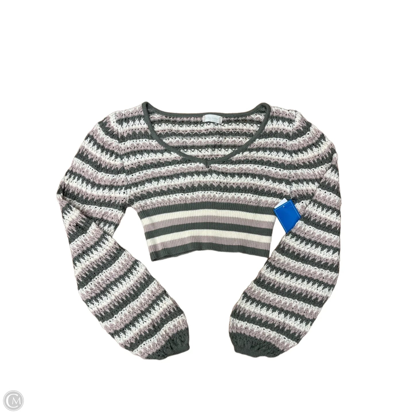 Sweater By Altard State In Striped Pattern, Size: M