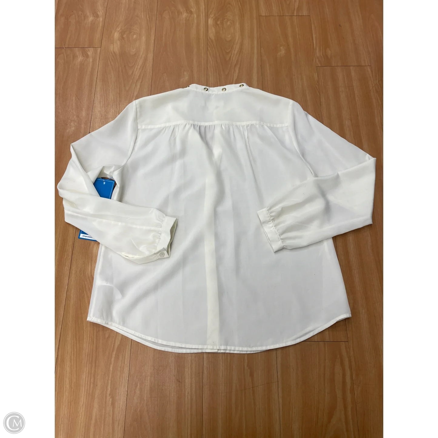 Top Long Sleeve By Michael Kors In Cream, Size: L