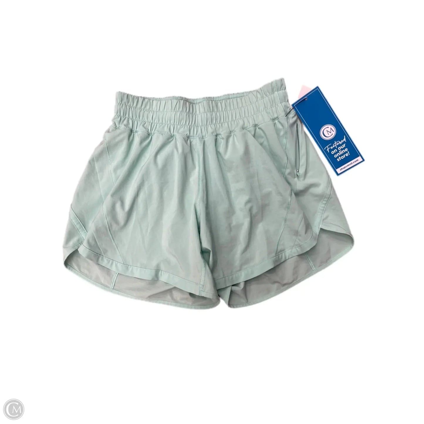 Athletic Shorts By Lululemon In Aqua, Size: S