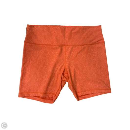 Athletic Shorts By Lululemon In Orange, Size: Xxl
