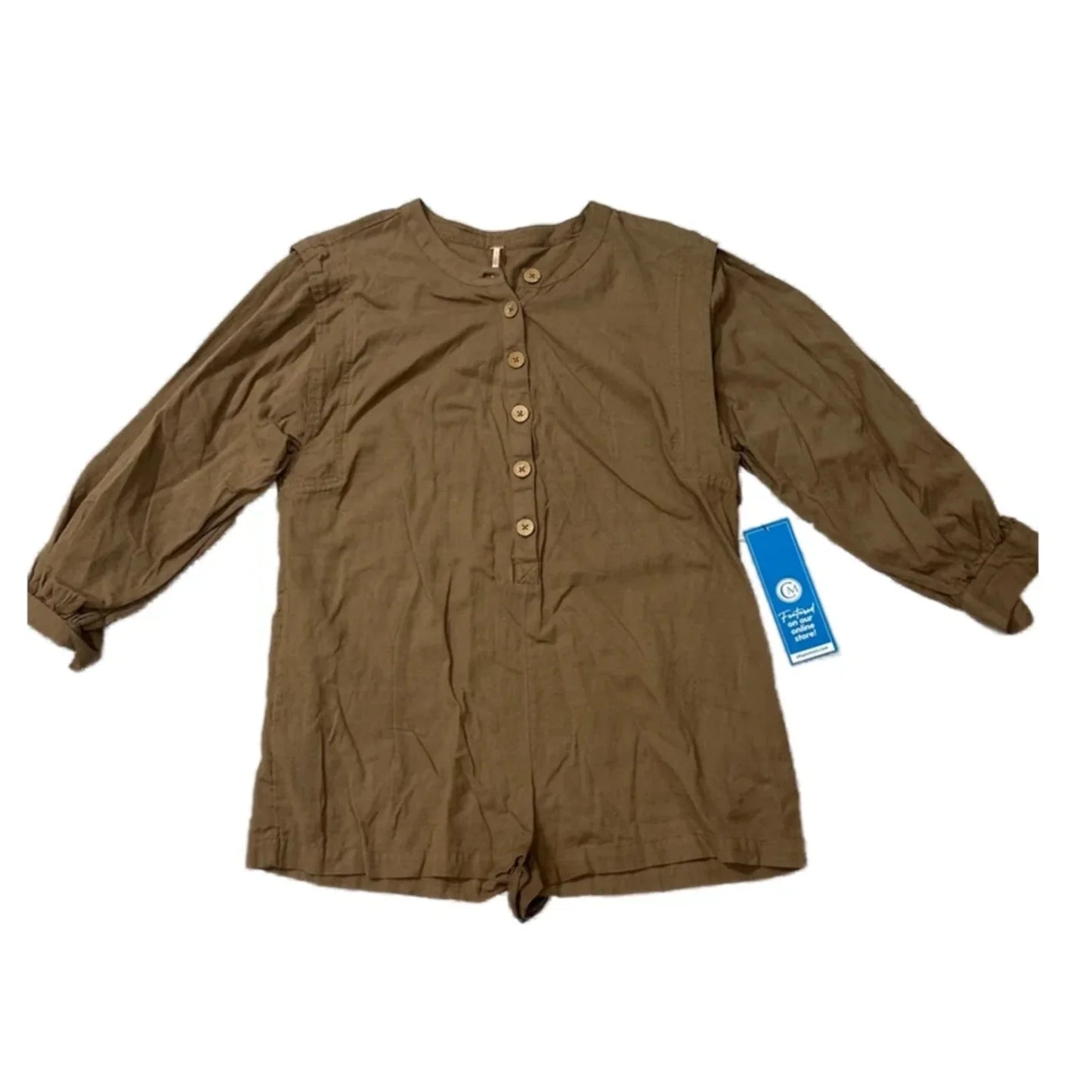 Romper By Free People In Brown, Size: M