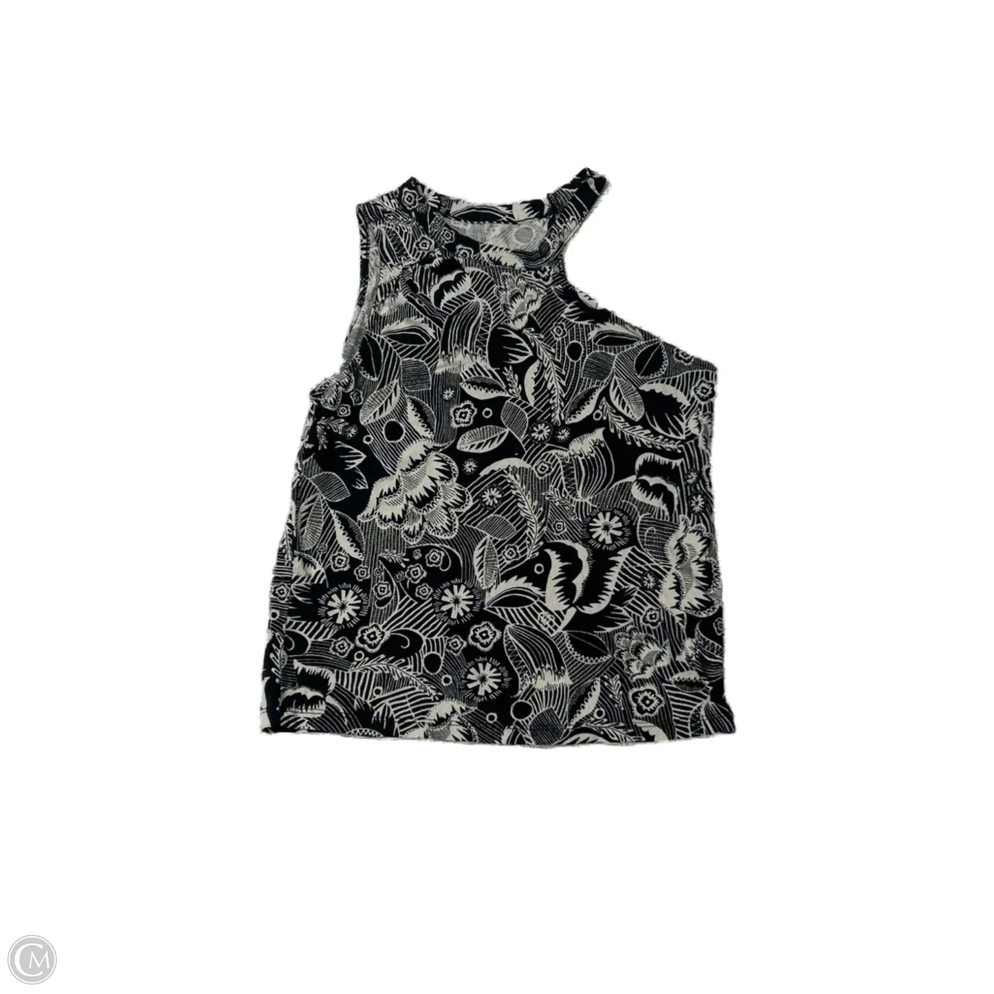Top Sleeveless By Anthropologie In Black & White, Size: S