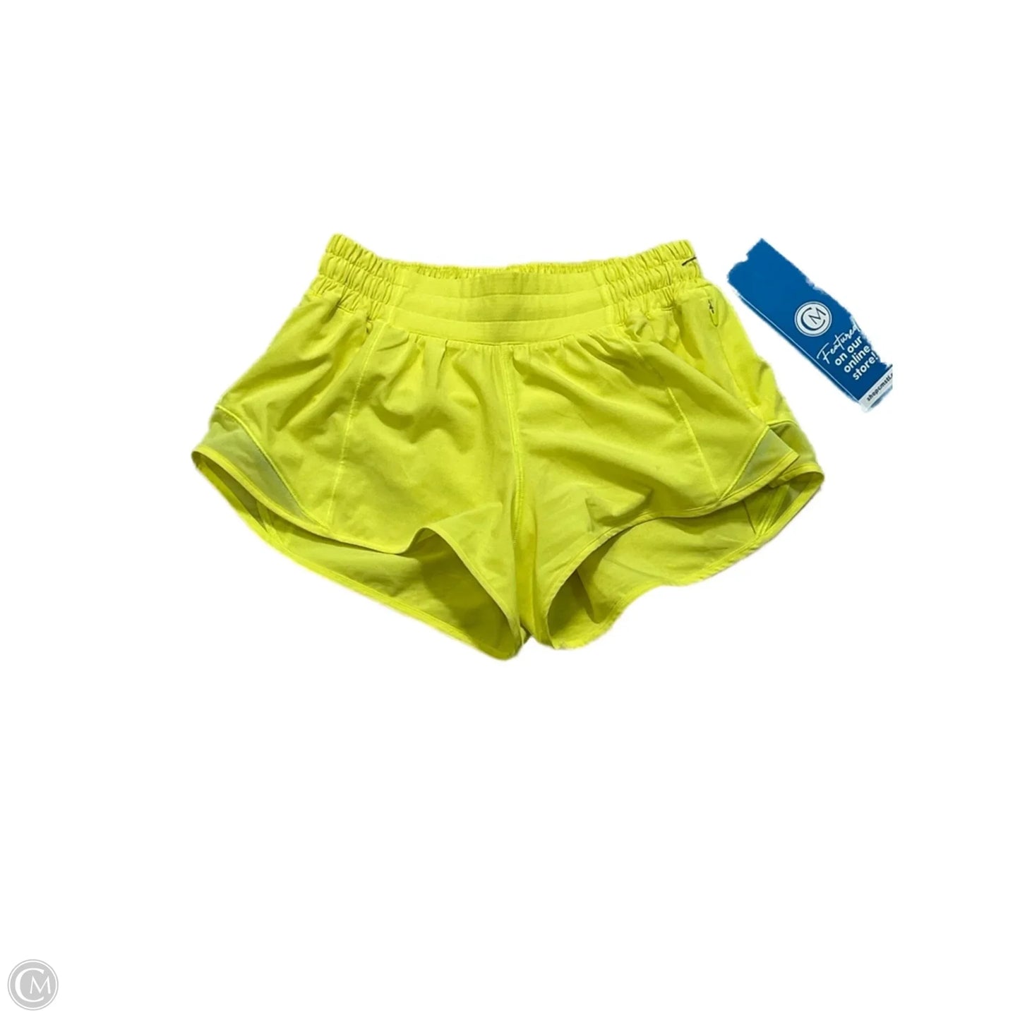 Athletic Shorts By Lululemon In Yellow, Size: S