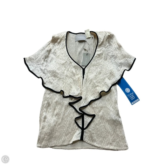 Top Short Sleeve Designer By Jason Wu In Cream, Size: S