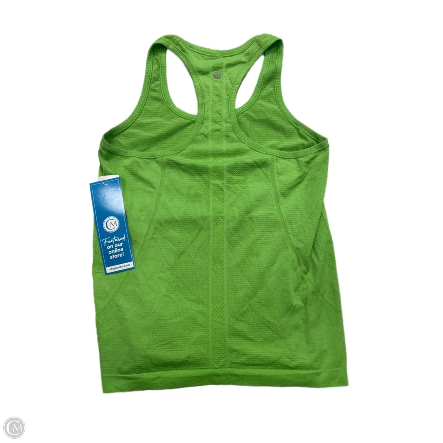 Athletic Tank Top By Lululemon In Green, Size: 8
