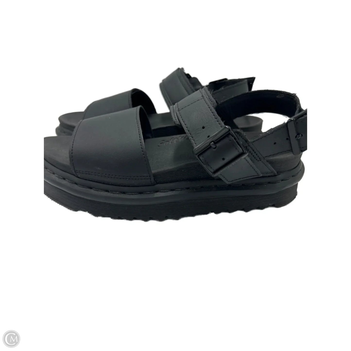 Sandals Designer By Dr Martens In Black, Size: 8