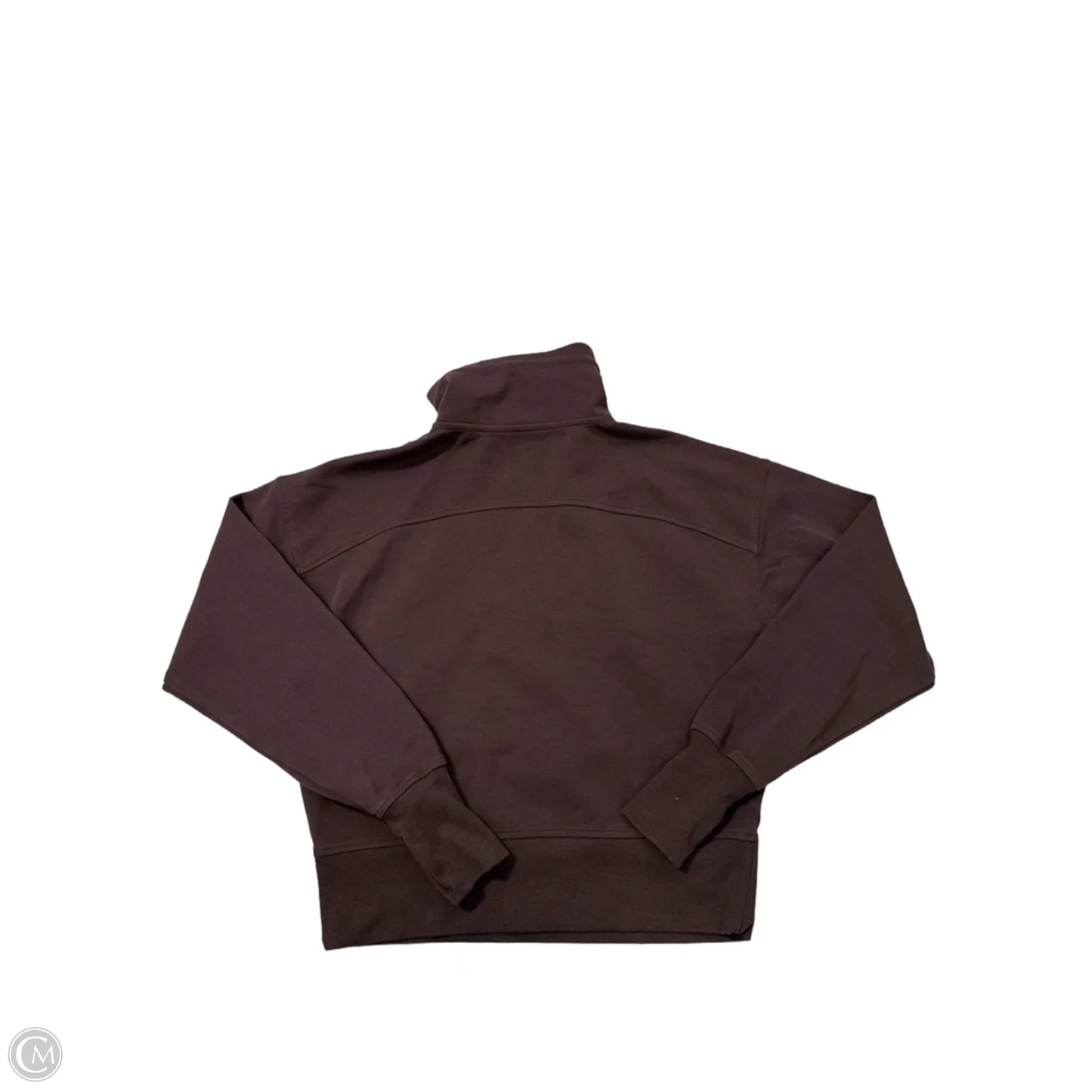 Athletic Top Long Sleeve Collar By Old Navy In Brown, Size: S