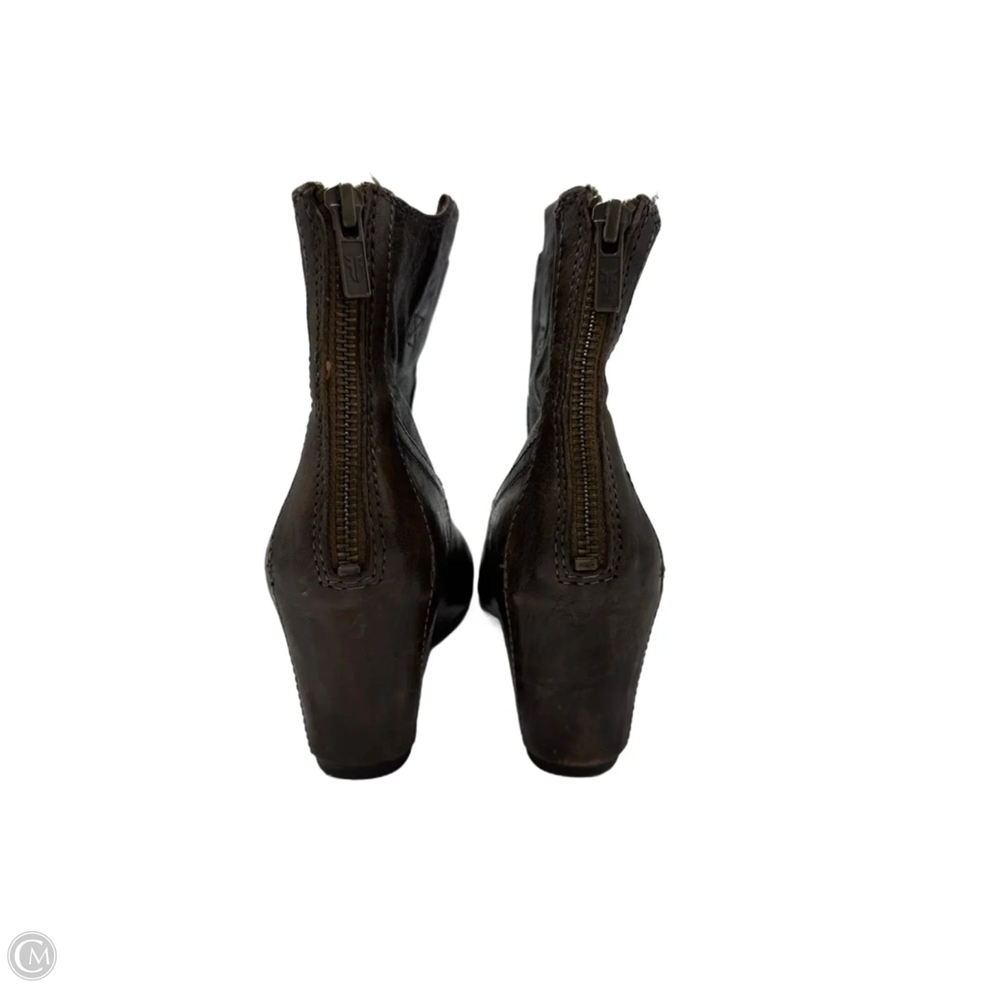 Boots Designer By Frye In Brown, Size: 7