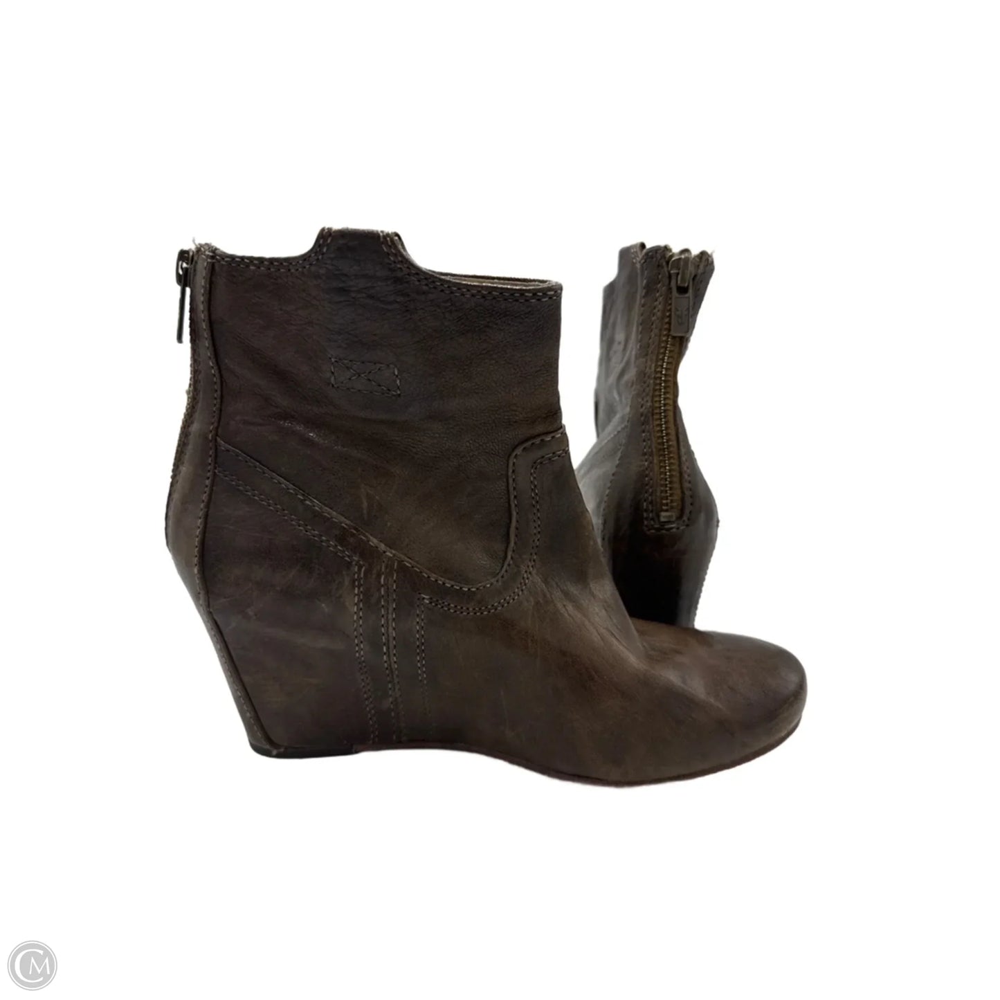 Boots Designer By Frye In Brown, Size: 7