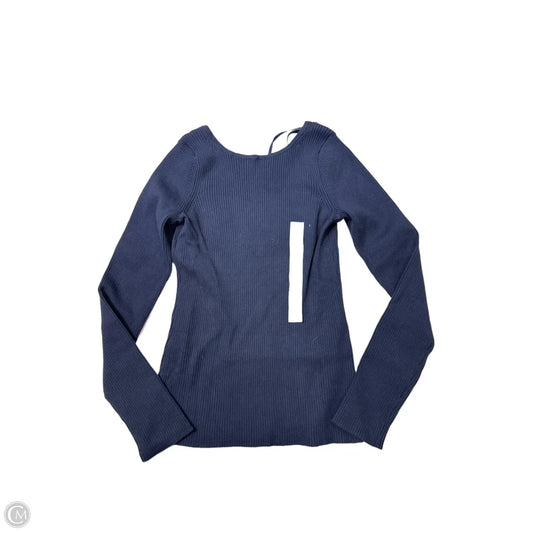 New! Top Long Sleeve By Banana Republic In Navy, Size: M