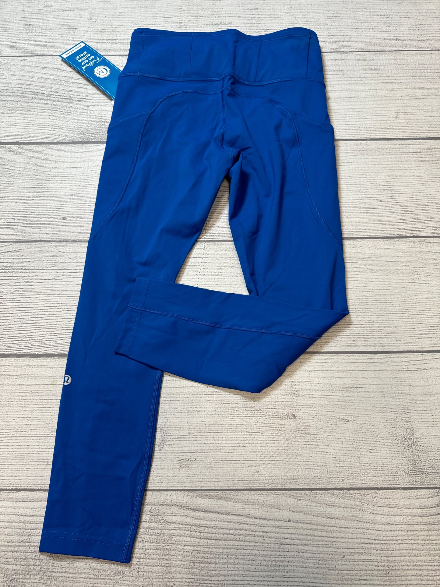 Athletic Leggings By Lululemon In Blue, Size: 6