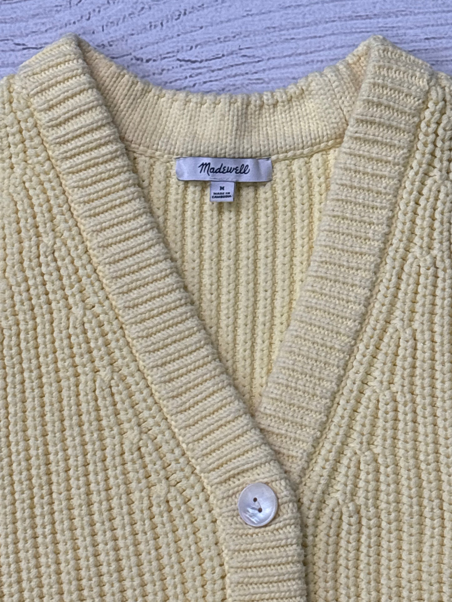 Sweater By Madewell In Yellow, Size: M